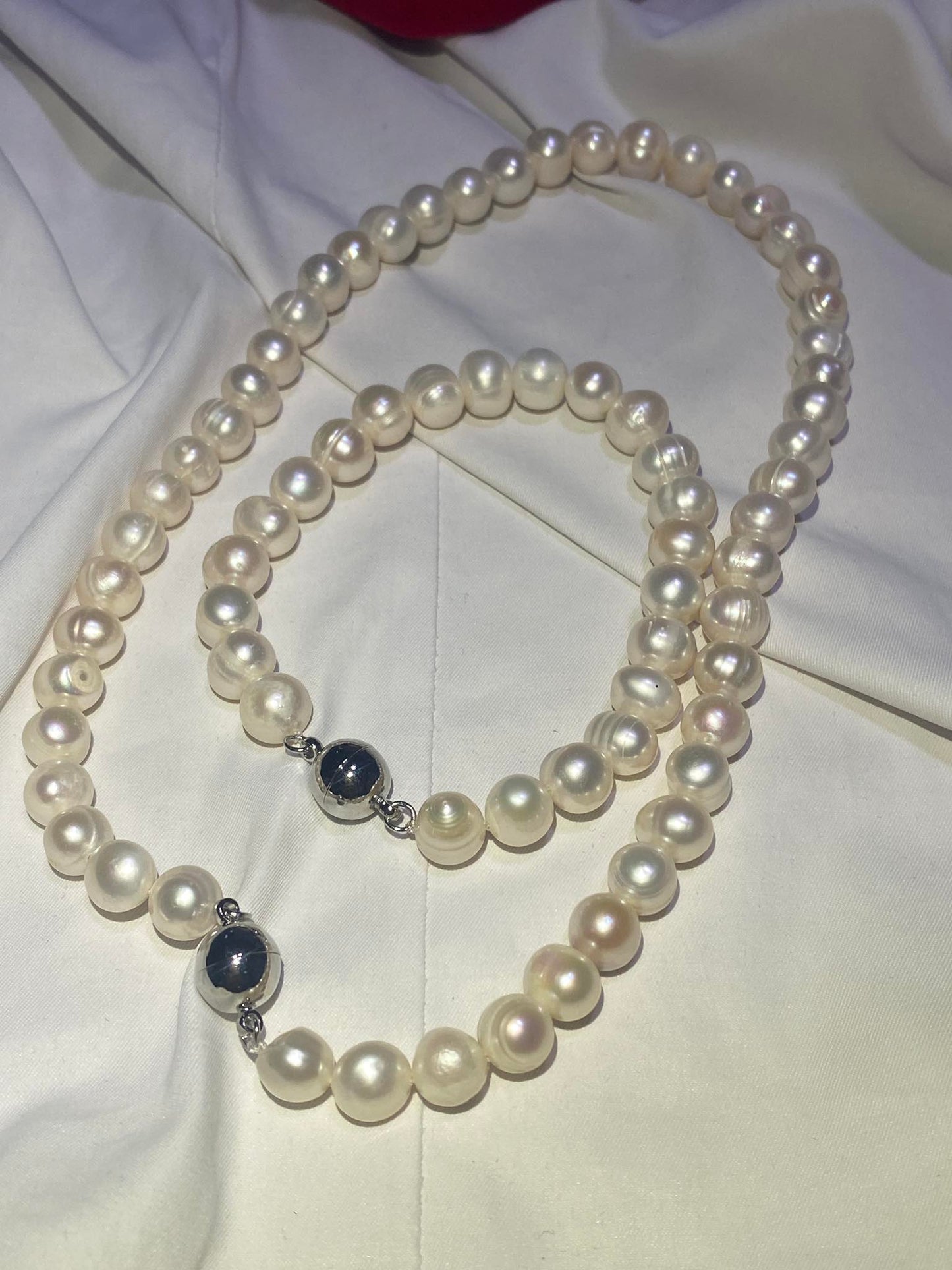 Classic freshwater pearl jewelry set